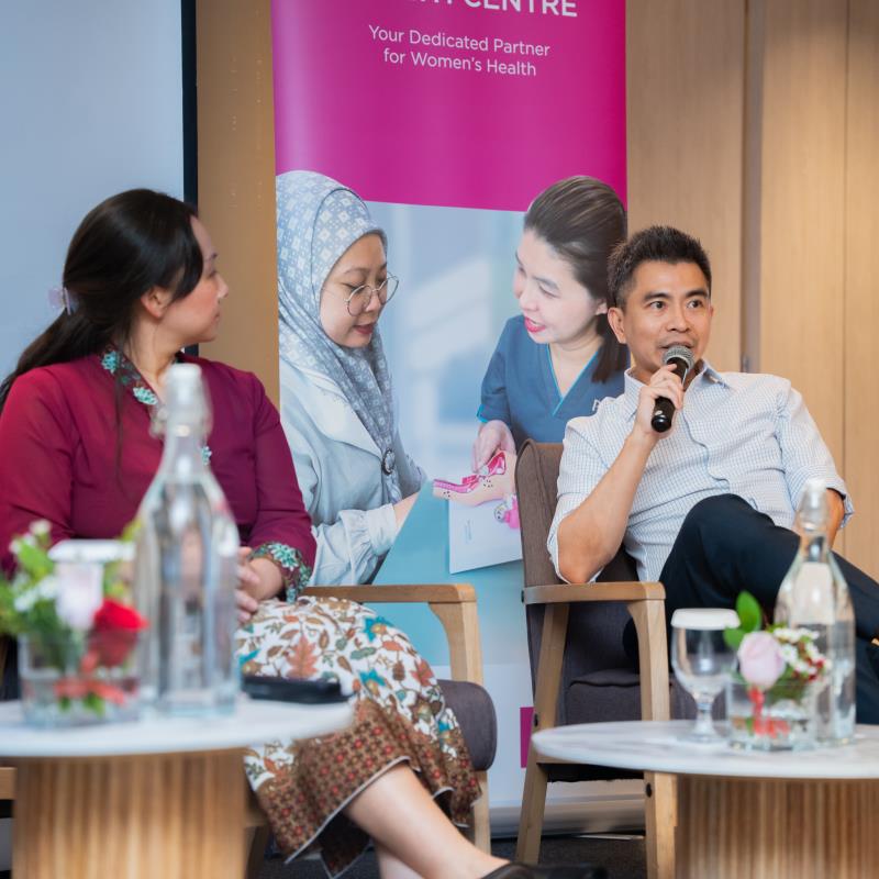 L-R: Dr Debbie Teh and Dr Michael Lim at hte Picaso roundtable on endometriosis