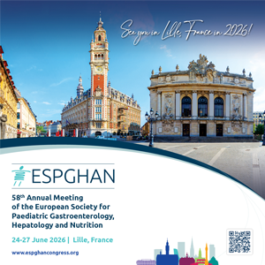 58th European Society for Paediatric Gastroenterology, Hepatology and Nutrition (ESPGHAN) Annual Meeting